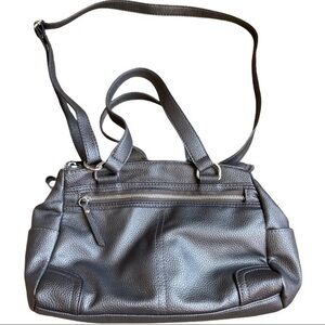 Metallic like purpleish bag with silver accents